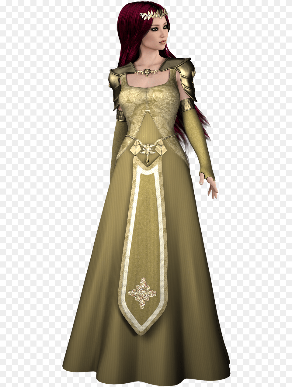 Women Pretty Fantasy Photo Fantasy Princess, Clothing, Person, Gown, Formal Wear Free Png Download