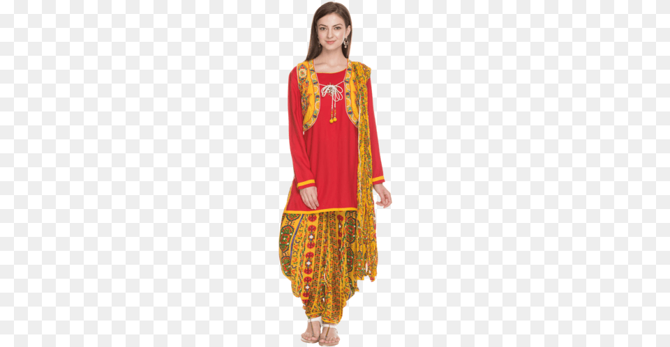 Women Printed Patiala Suit With Shrug Silk, Adult, Blouse, Clothing, Female Free Png Download