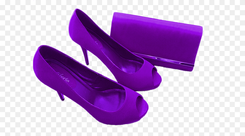 Women Purple Shoes Official Psds Basic Pump, Clothing, Footwear, High Heel, Shoe Png Image