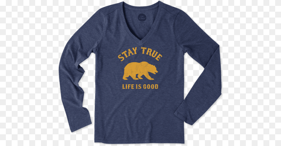 Women S California Golden Bears Stay True Long Sleeve University Of California Berkeley, Clothing, Long Sleeve, T-shirt, Knitwear Png Image