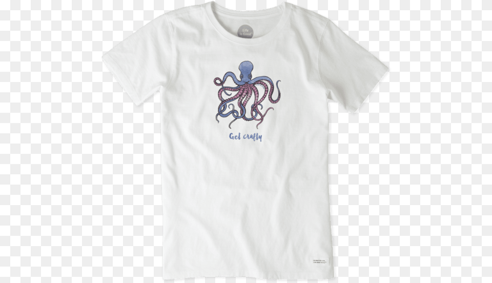 Women S Crafty Octopus Crusher Tee Hilarious T Shirt For Men, Clothing, T-shirt Png Image