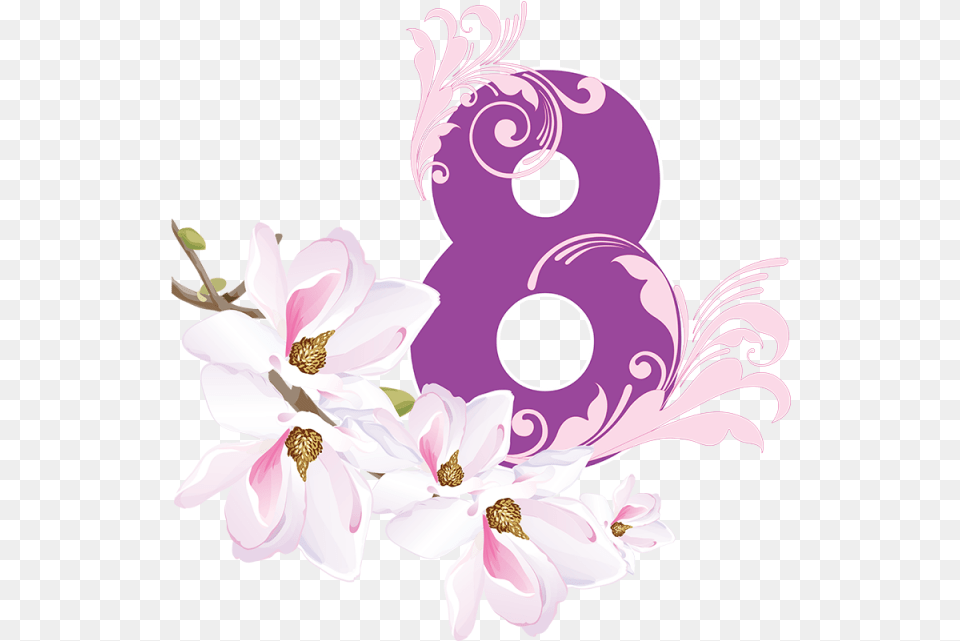 Women S Day Element Womens Happy Happy Women39s Day 8 March, Art, Graphics, Plant, Flower Free Png Download