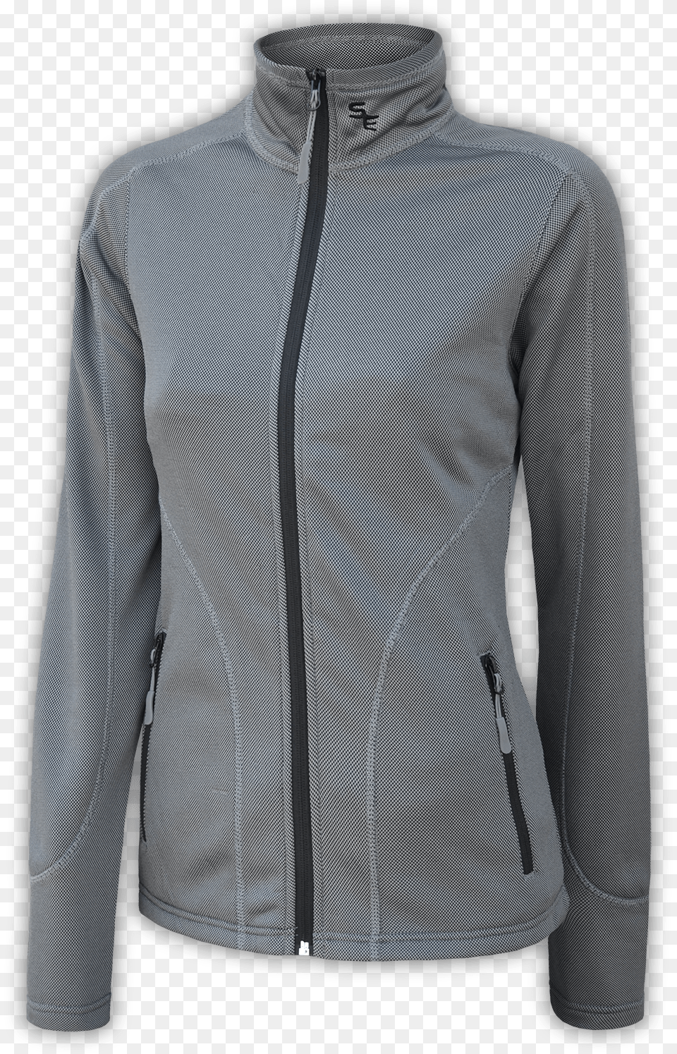 Women S Fitted Jacket, Clothing, Coat, Fleece, Long Sleeve Png Image