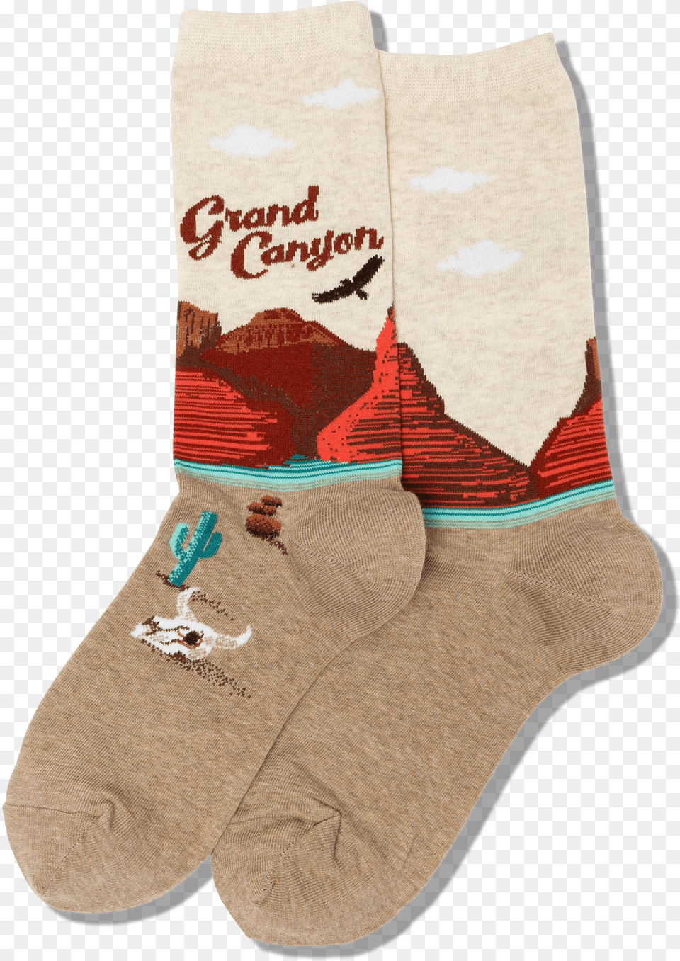 Women S Grand Canyon Crew Socksclass Slick Lazy Sock, Clothing, Hosiery, Baby, Person Png Image
