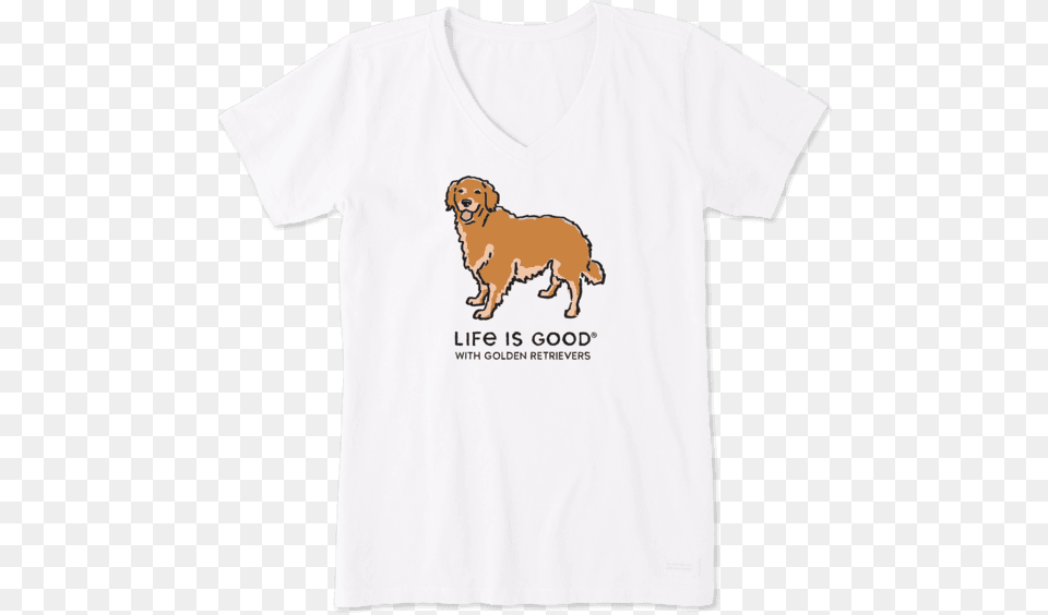 Women S Lig With Golden Retrievers Crusher Vee Narcissistic Abuse Awareness Day 2019, Clothing, T-shirt, Animal, Canine Png
