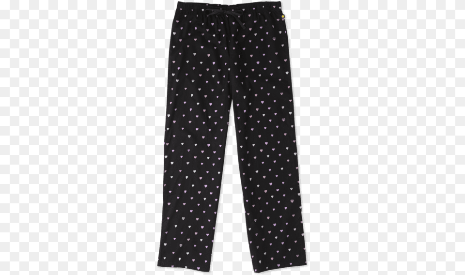 Women S Little Hearts Multi Sleep Pant Polka Dot, Clothing, Pants, Coat, Pattern Free Transparent Png
