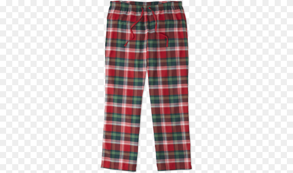 Women S Red Green Plaid Classic Sleep Pants Red And Green Plaid Pajama Pants, Clothing, Skirt, Shorts Free Png Download