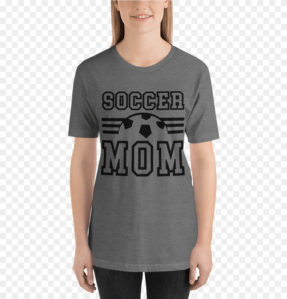 Women S Short Sleeve Soccer Mom T Shirt Try Again, Clothing, T-shirt, Boy, Male Free Png Download