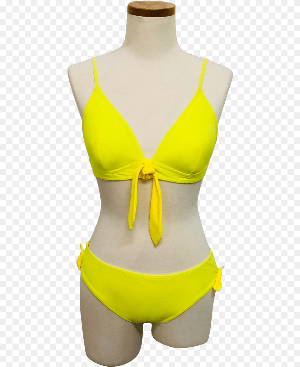 Women S Tie Front Bralette Bikini Swimsuit Top, Clothing, Swimwear, Adult, Female Free Png Download
