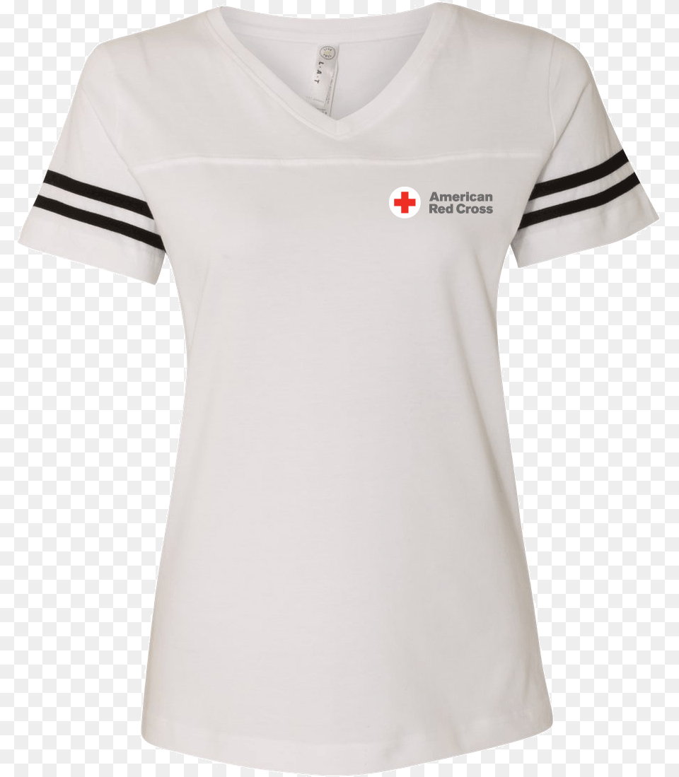 Women S V Neck Football Style Jersey T Shirt Active Shirt, Clothing, T-shirt Png Image