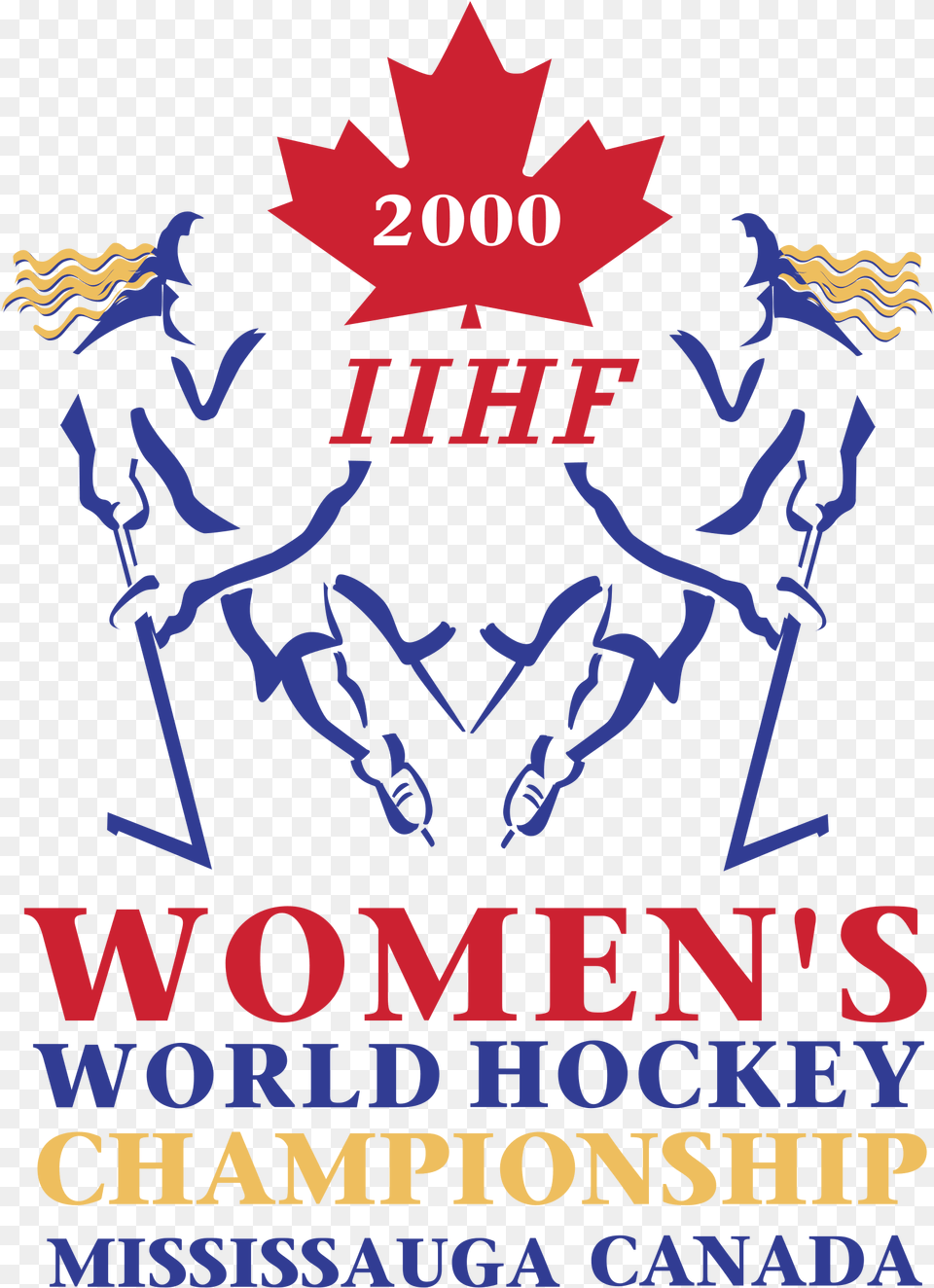 Women S World Hockey Championship 2000 Logo Transparent Canada Flag, Advertisement, Poster, Book, Publication Png