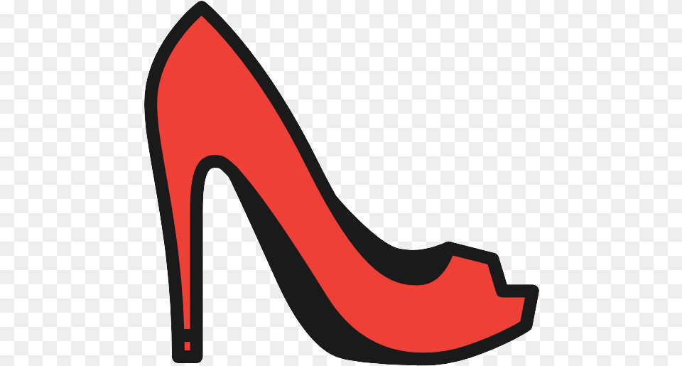 Women Sandal Icon Desenho De Sapato De Salto, Clothing, Footwear, High Heel, Shoe Png