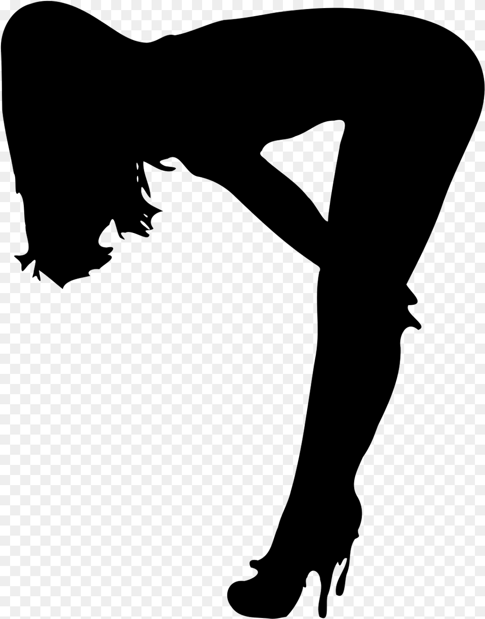 Women Sexy Silhouette Clipart Download Sexy Woman Silhouette, Gray Png