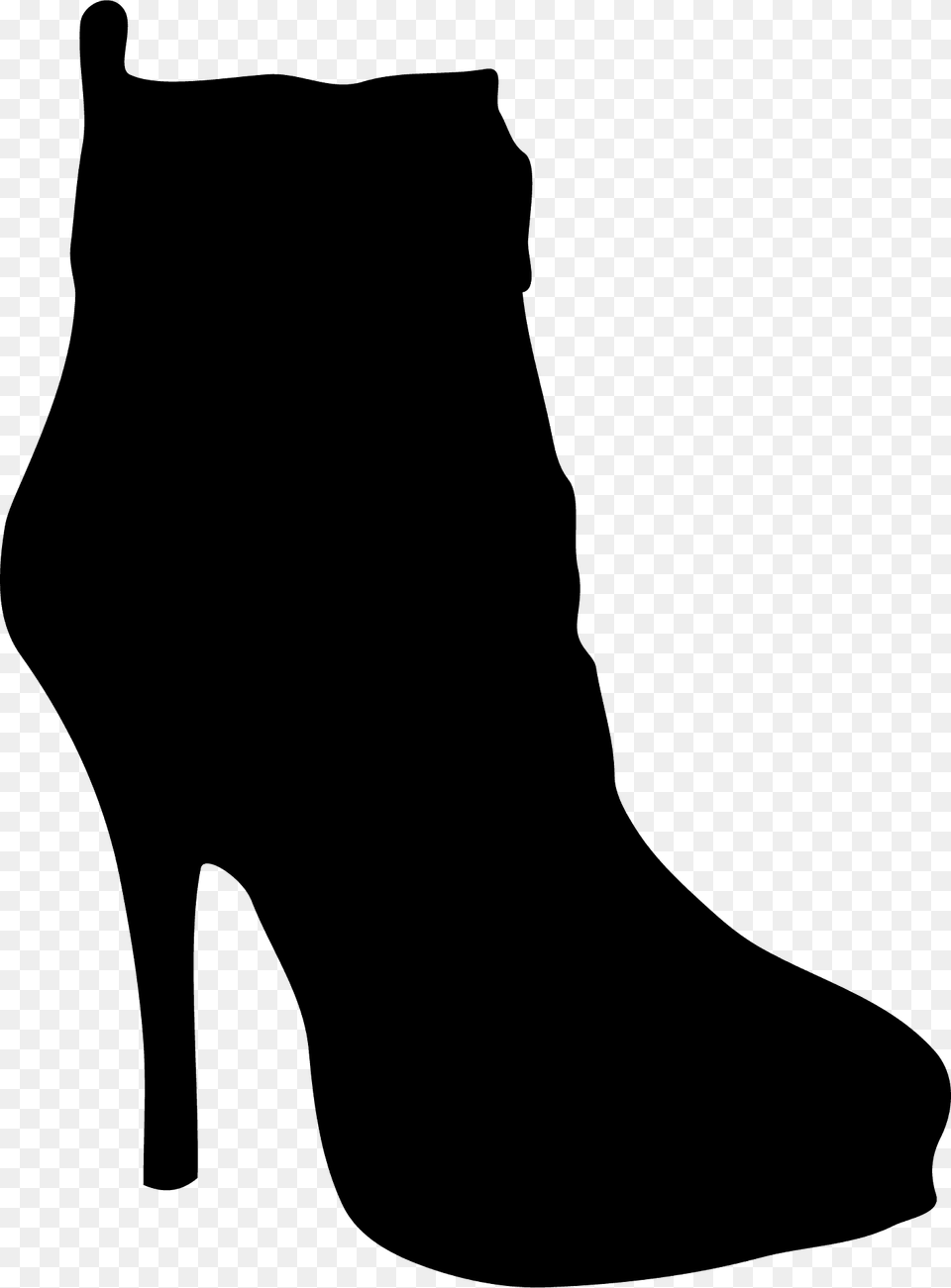 Women Shoe Silhouette, Clothing, Footwear, High Heel, Person Png Image
