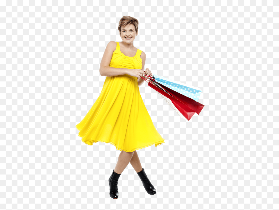 Women Shopping, Clothing, Dress, Person, Adult Free Png Download