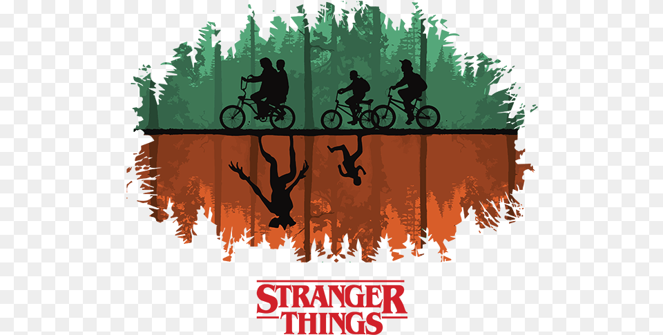 Women Sweatshirt Stranger Things, Person, Bicycle, Transportation, Vehicle Free Transparent Png