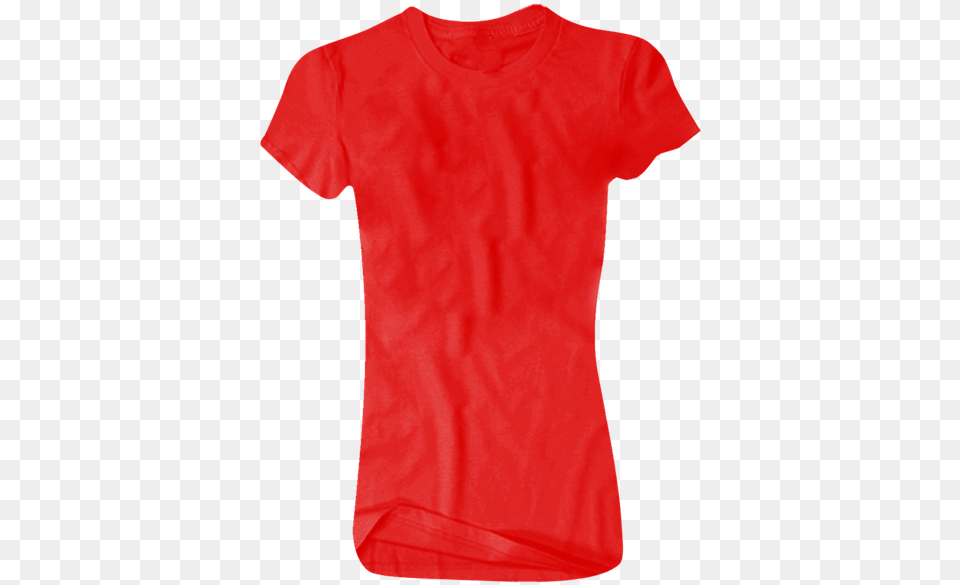 Women Tshirt Female Fashion Top T Shirt Women Red, Clothing, T-shirt Png Image