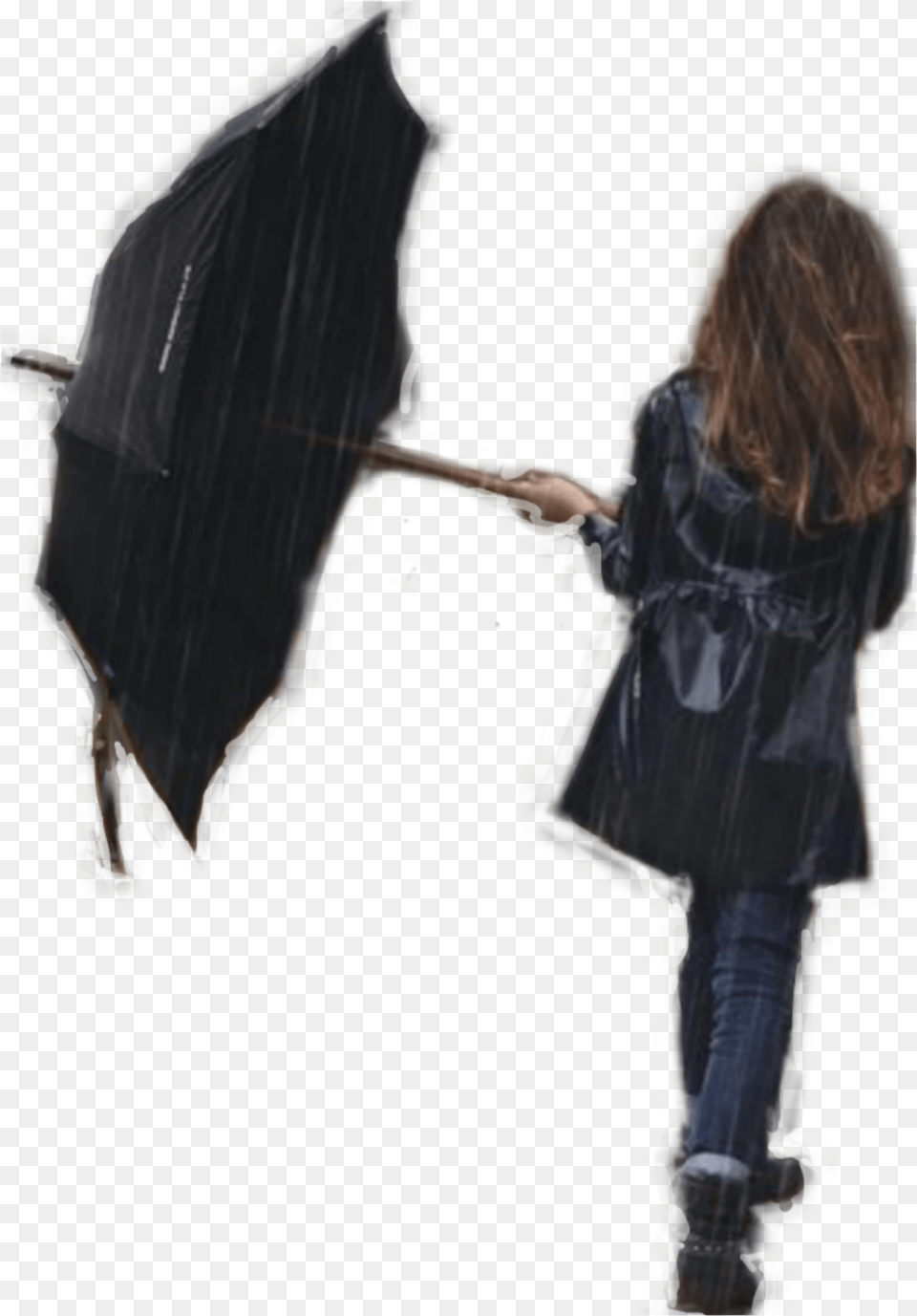 Women Umbrella Walkingaway Rain Girl, Clothing, Coat, Child, Female Free Png
