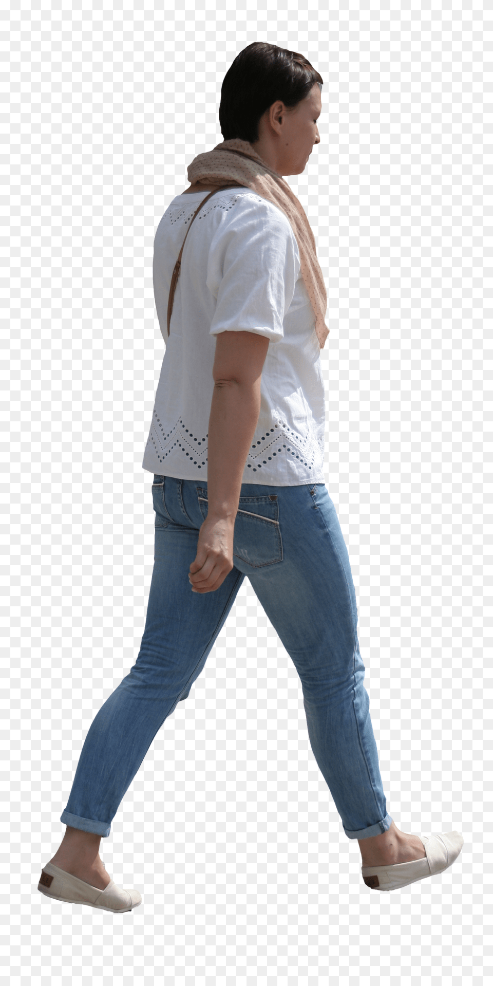 Women Walking Cut Out Image With No Standing People, Clothing, Pants, Jeans, Adult Free Png