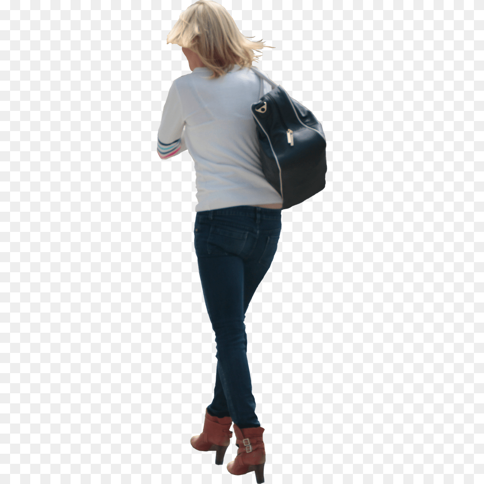 Women Walking People Walking Side Transparent Woman Walking From Back, Accessories, Shoe, Pants, Jeans Free Png
