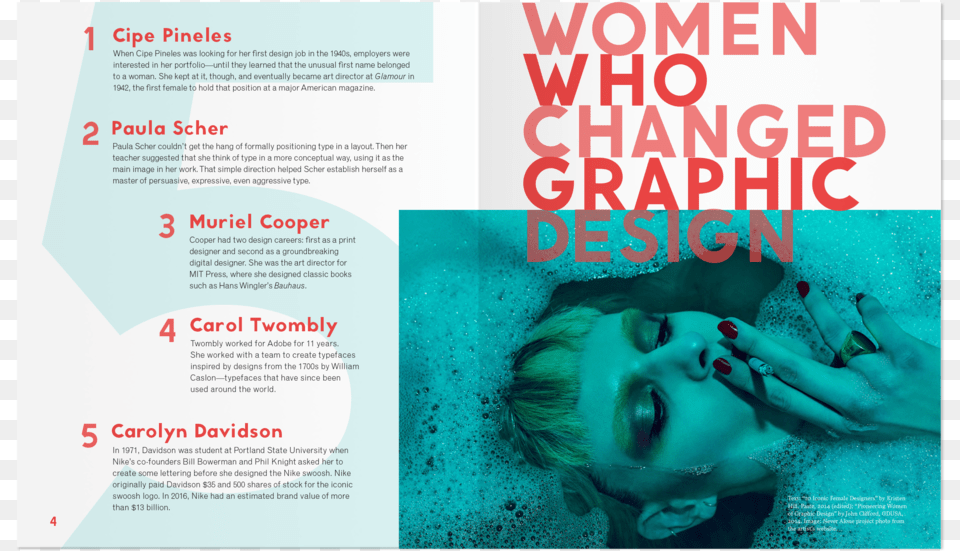 Women Who Changed Graphic Design, Advertisement, Poster, Adult, Person Png Image