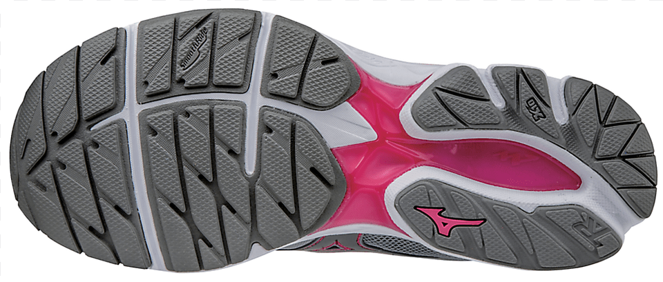 Women39s Mizuno Wave Rider 20 Running Shoe Gunmetalfuchsia, Clothing, Footwear, Running Shoe, Sneaker Free Png Download