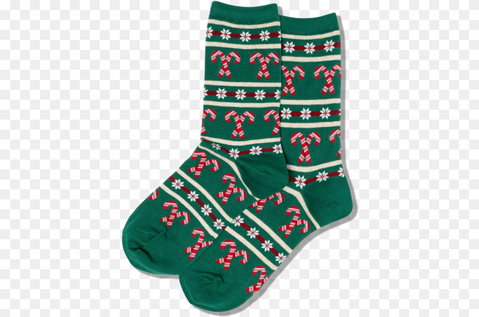 Womenquots Candy Cane Stripe Socksquotclassquotslick Lazy Sock, Clothing, Hosiery, Christmas, Christmas Decorations Png Image