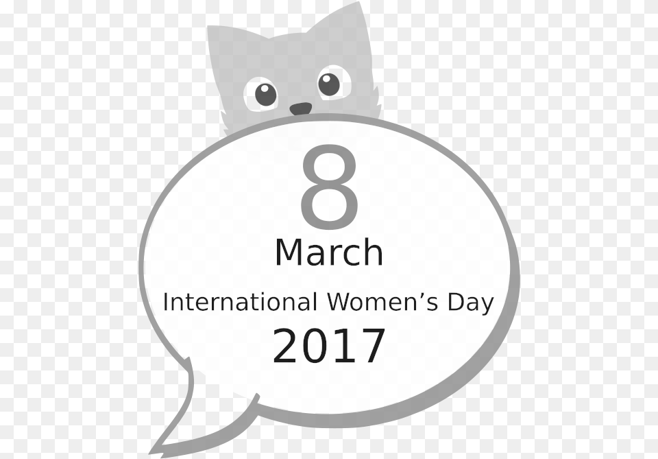 Womenquots Day Happy International Womens Day Cat, Animal, Mammal, Pet, Text Free Png