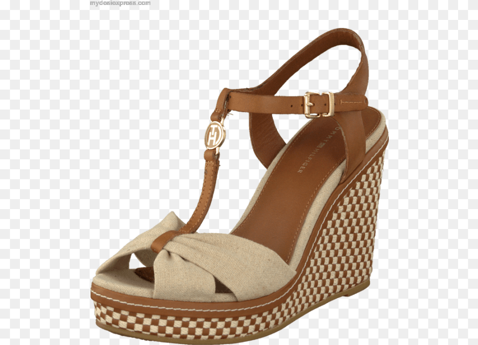 Womenquots Tommy Hilfiger Emery 71c Natural High Heels, Clothing, Footwear, Sandal, Shoe Png