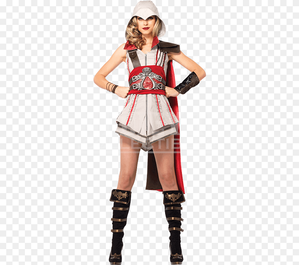 Womens Assassins Creed Ezio Costume, Clothing, Person, Adult, Woman Free Png