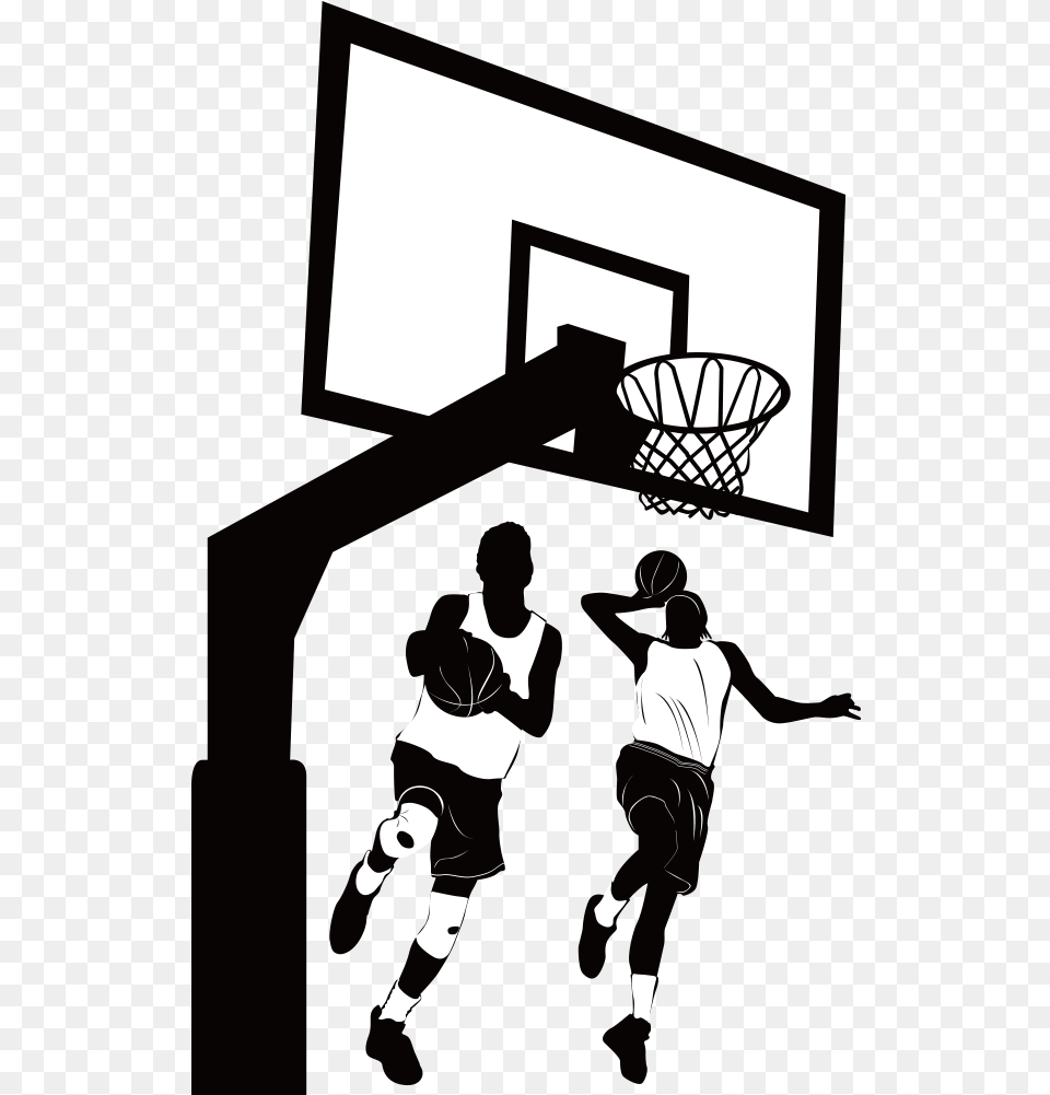 Womens Basketball Backboard Clip Art Basketball Vector, Hoop, Adult, Person, Man Free Transparent Png