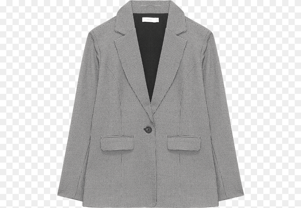 Womens Blazer Houndstooth Pocket, Clothing, Coat, Jacket, Formal Wear Free Transparent Png