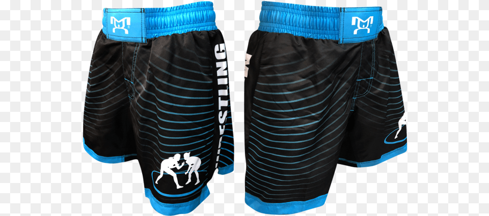 Womens Blue Amp Black Wave Shorttitle Womens Blue Underpants, Clothing, Shorts, Swimming Trunks, Adult Free Png