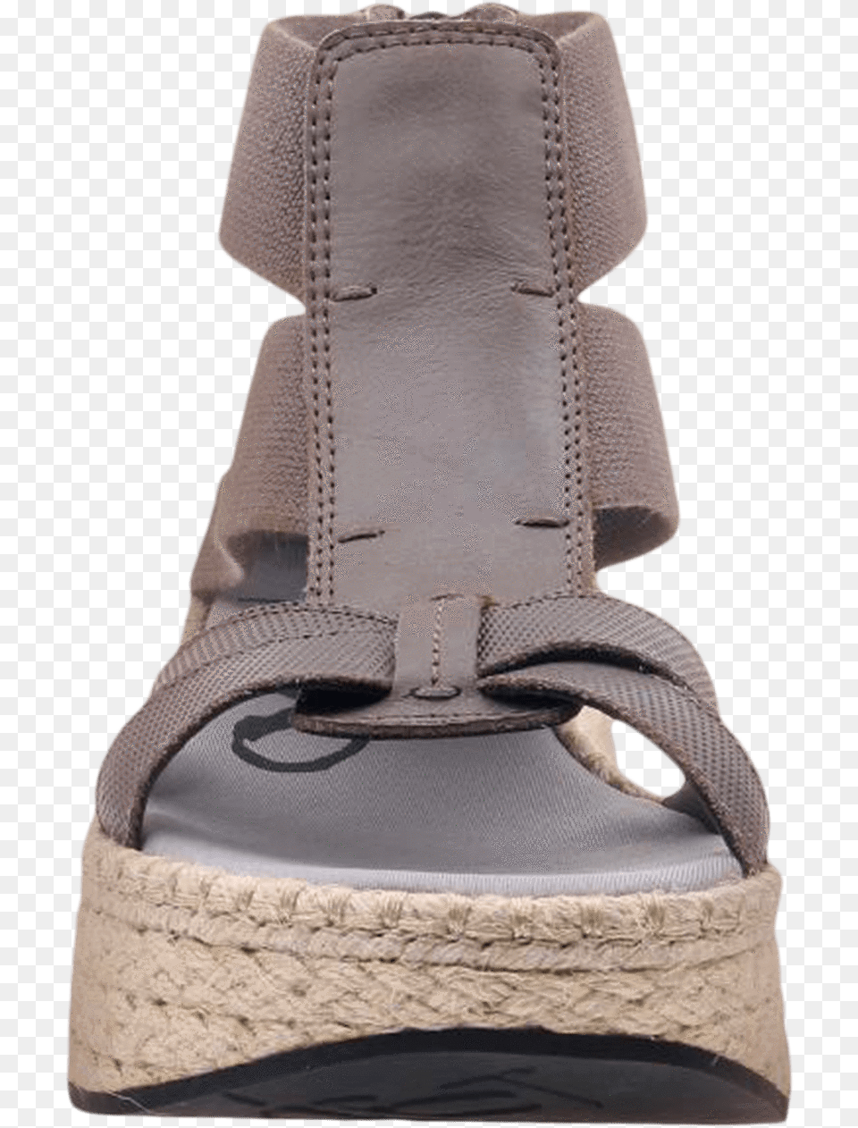 Womens Cannonball Wedge Sandal In Zinc Front View Strap, Clothing, Footwear, Shoe, Sneaker Png Image