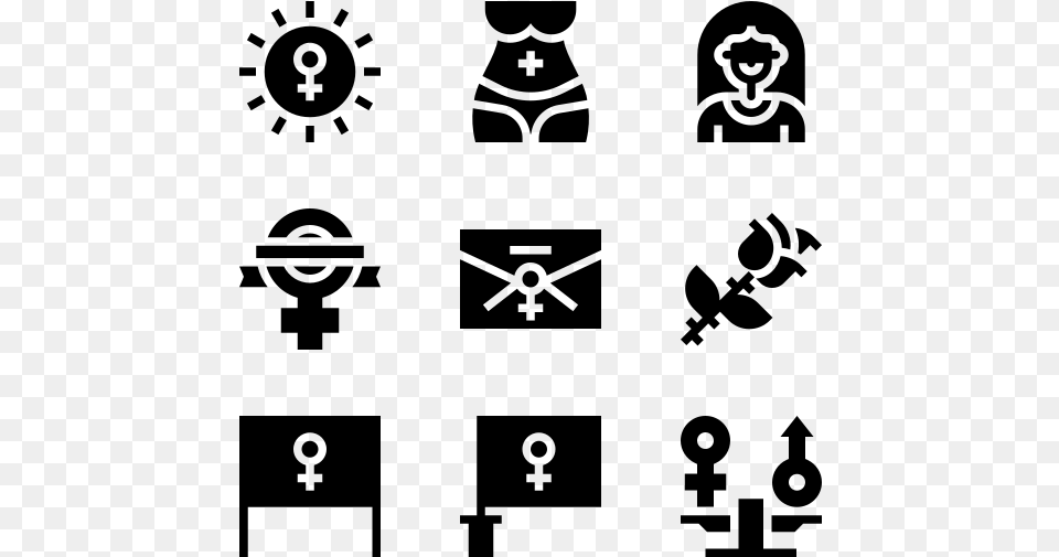 Womens Day Buy Icon, Gray Png