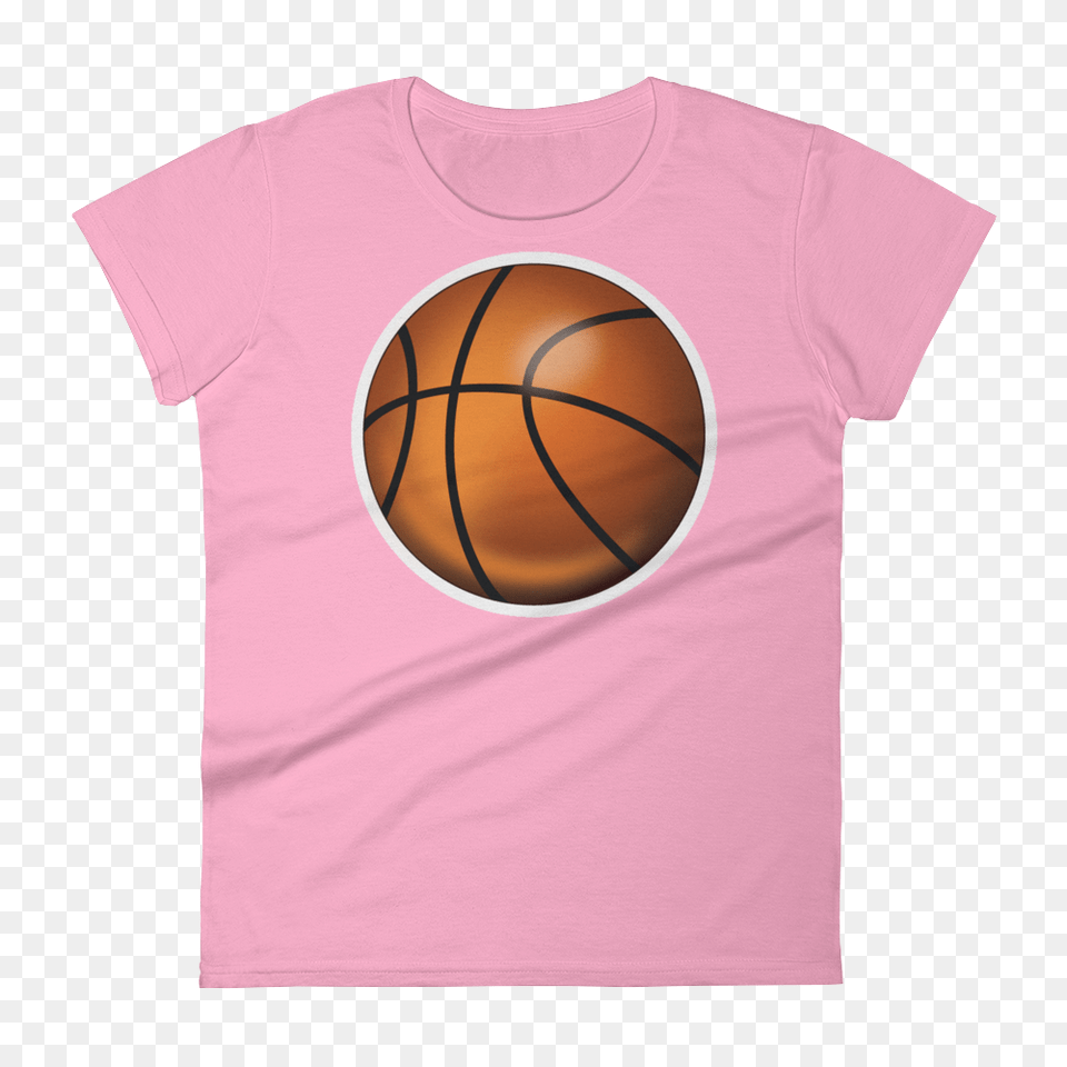 Womens Emoji T Shirt, Clothing, T-shirt, Ball, Basketball Free Transparent Png