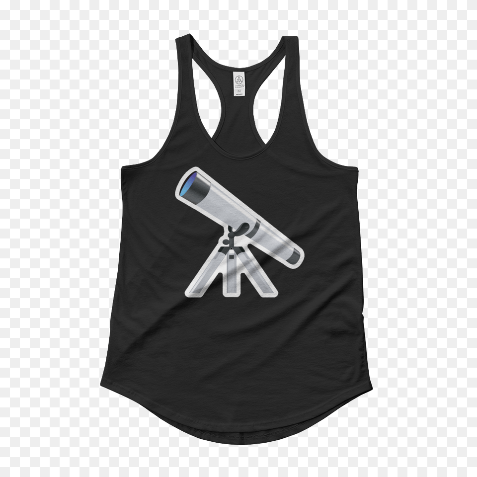 Womens Emoji Tank Top, Telescope Free Transparent Png