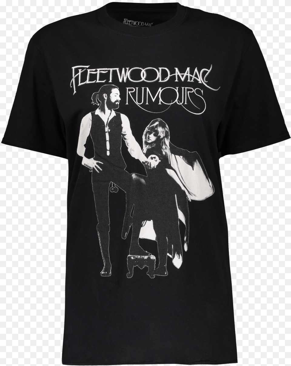 Womens Fleetwood Mac Tee Shirt, Clothing, T-shirt, Adult, Person Free Png Download