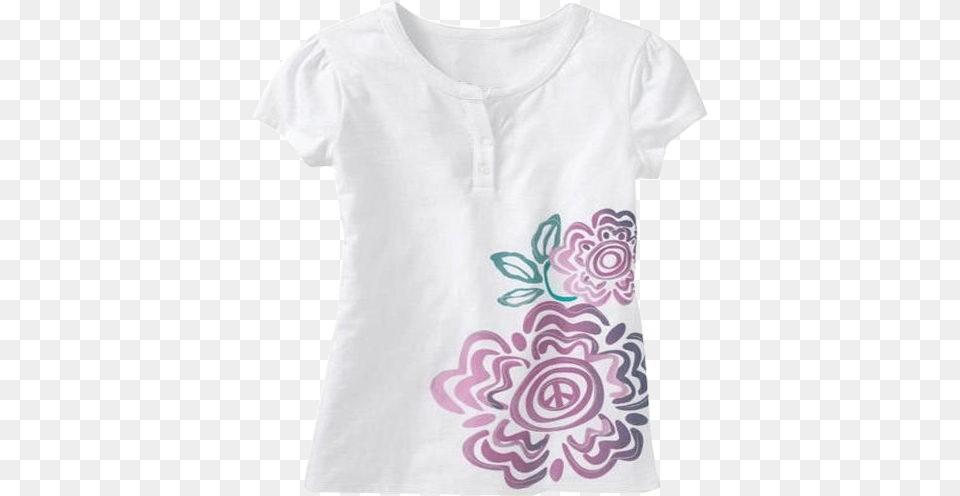 Womens Floral Print T Shirt Floral Design, Blouse, Clothing, T-shirt, Pattern Png