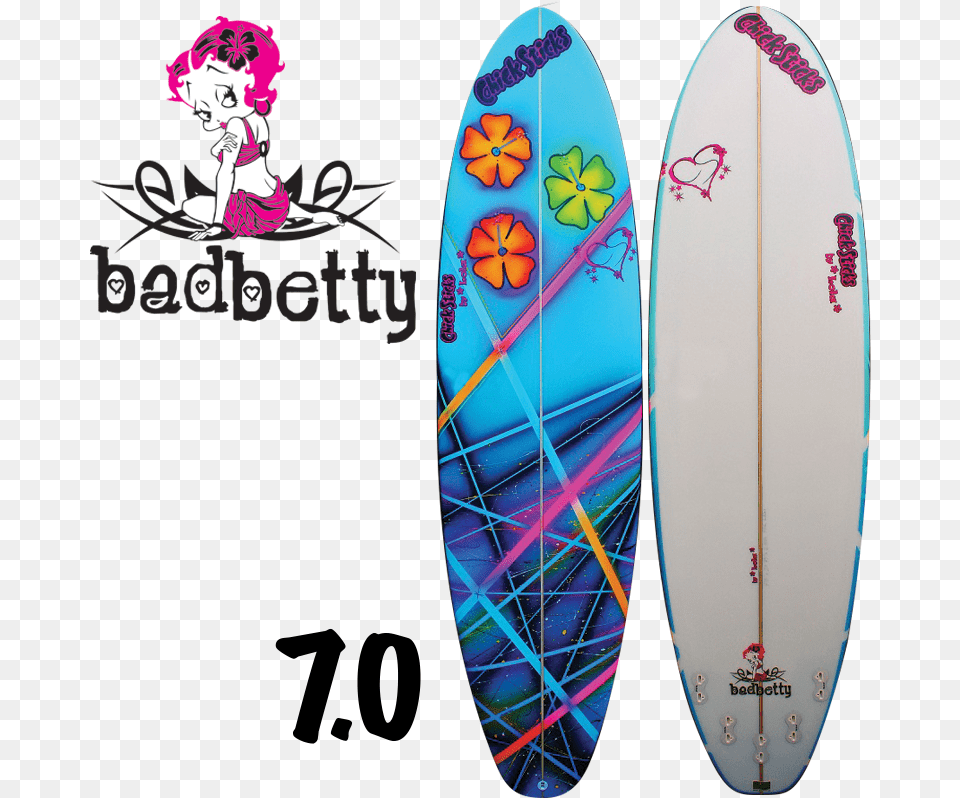 Womens Girls Painted Hand Shaped Usa Made Best Surfboards Surfboard, Water, Surfing, Sport, Sea Waves Free Transparent Png
