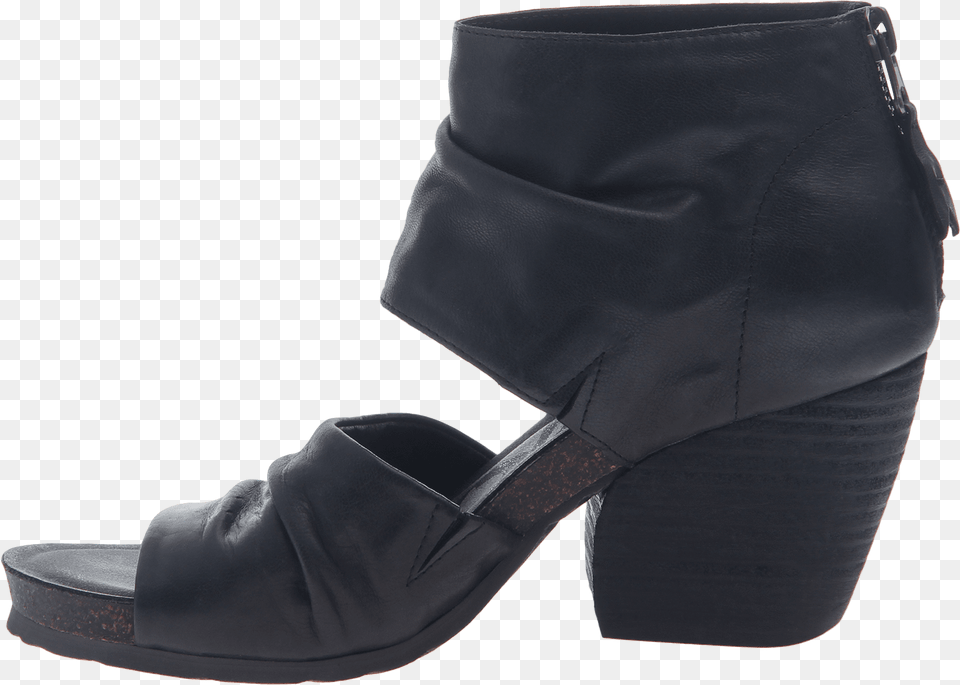 Womens Heel Sandal Patchouli In Black Inside View Sandal, Clothing, Footwear, High Heel, Shoe Free Png Download