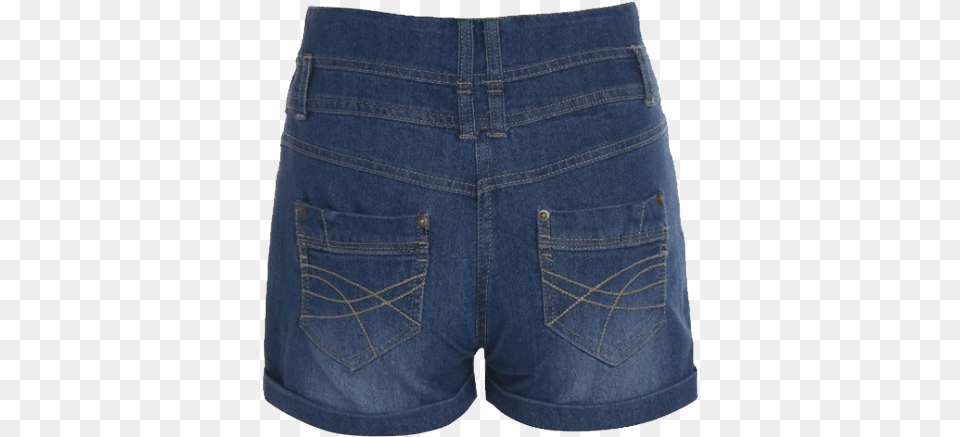 Womens High Waist Denim Shorts Shorts, Clothing, Pants, Jeans Free Png