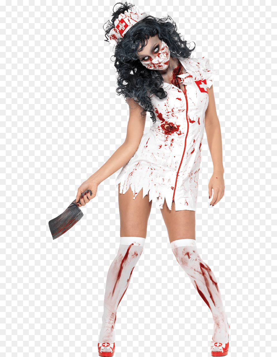 Womens Horror Halloween Costumes Nurse Halloween, Person, Clothing, Costume, Adult Png Image
