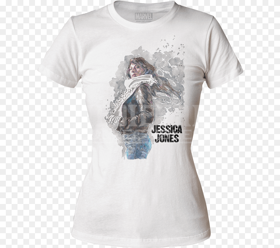 Womens Jessica Jones T Shirt, Clothing, T-shirt, Adult, Male Free Png Download