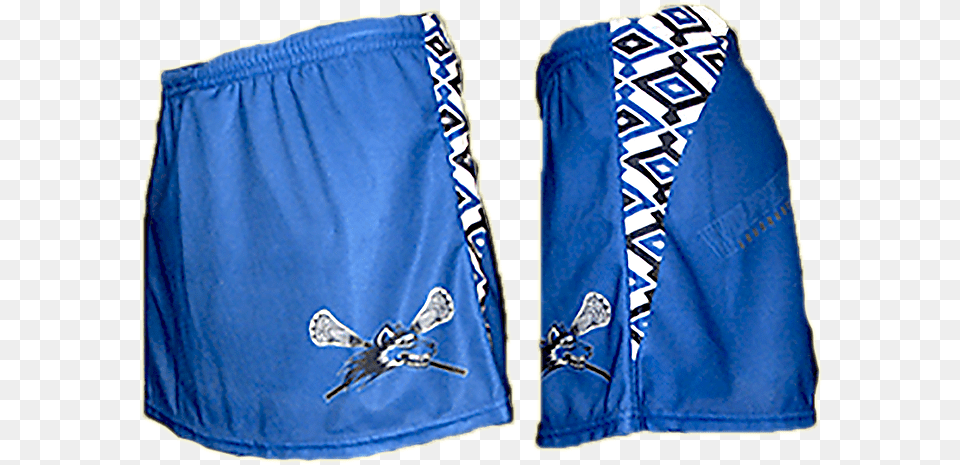 Womens Lacrosse Sublimated Skorts Blue White Lines Board Short, Clothing, Shorts, Swimming Trunks, Diaper Png