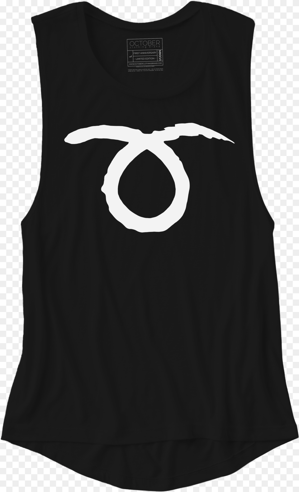 Womens Muscle Tee Emblem, Person, Clothing, Tank Top Free Png
