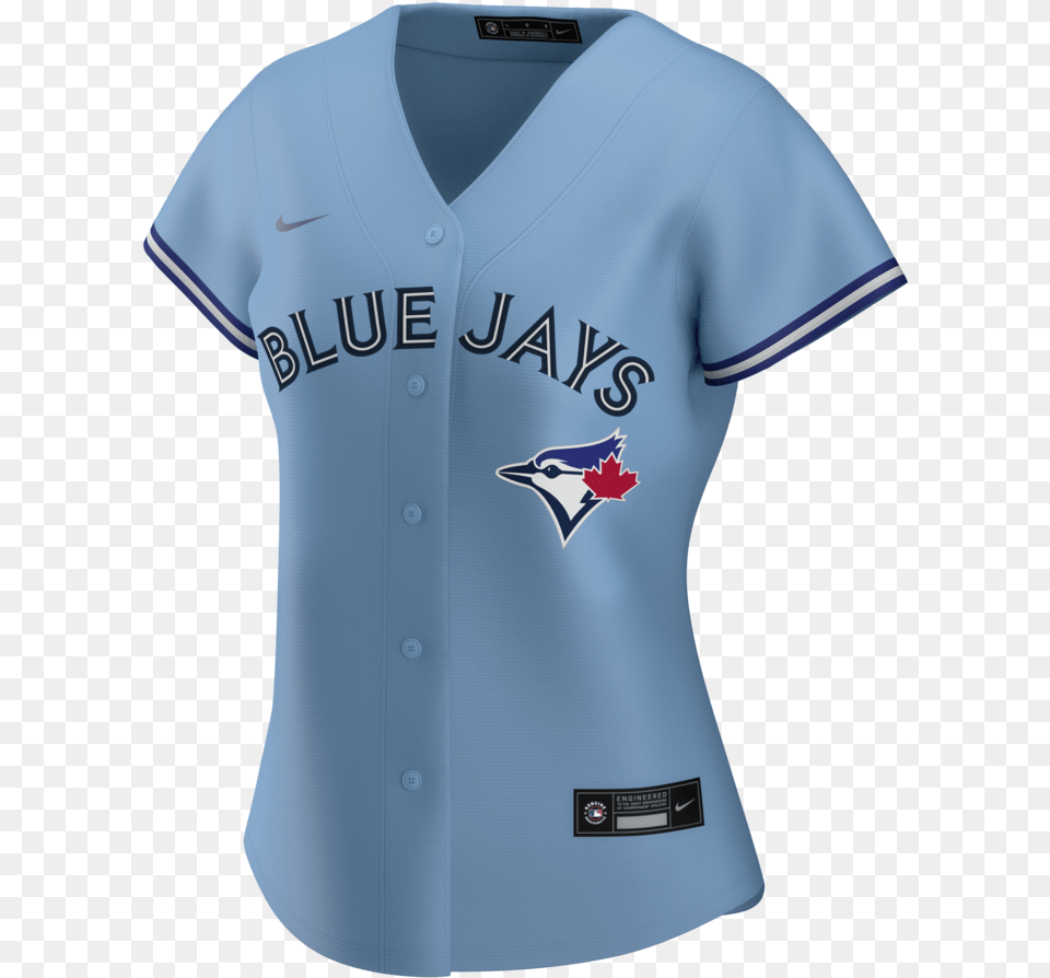 Womens Nike Light Blue Toronto Blue Jays Alternate Toronto Blue Jays New, Clothing, Shirt, Jersey, Adult Png Image