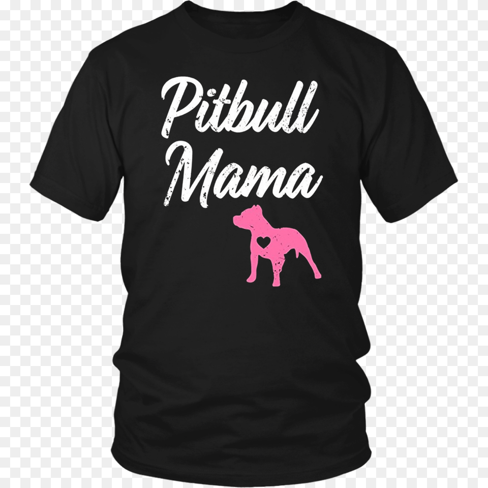 Womens Pitbull Mama Funny Womens Pit Bull Mom Pit Bull Pink T, Clothing, Shirt, T-shirt Free Transparent Png