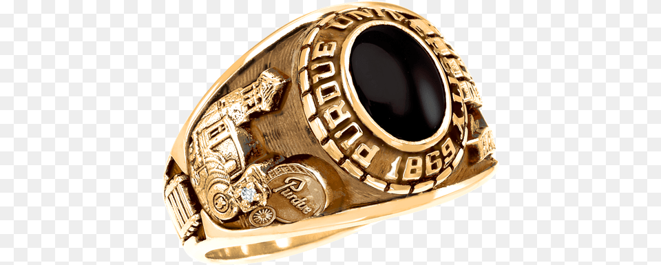 Womens Purdue Alumni Class Ring Solid, Accessories, Gold, Jewelry, Locket Png Image