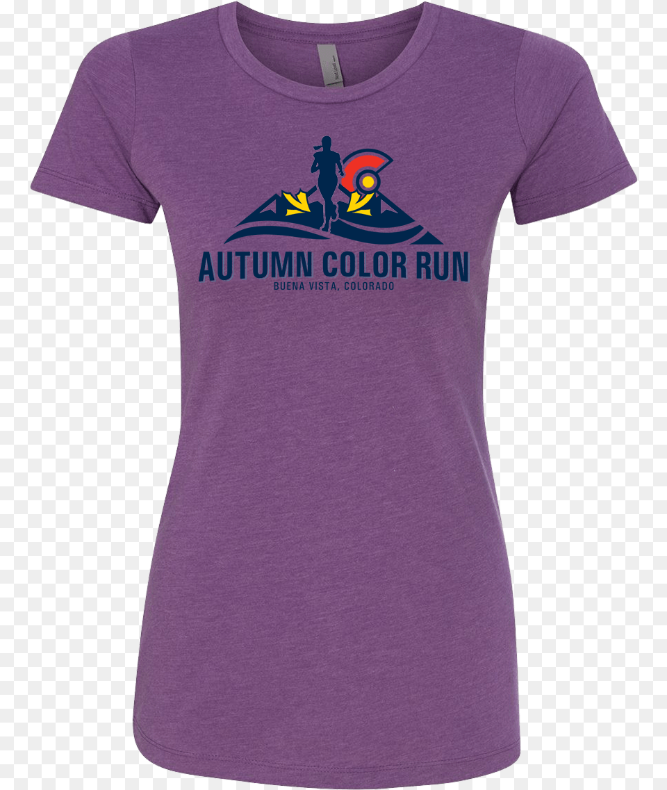 Womens Race Shirt Buena Vista Co Color Run 2019, Clothing, T-shirt, Person Free Png Download